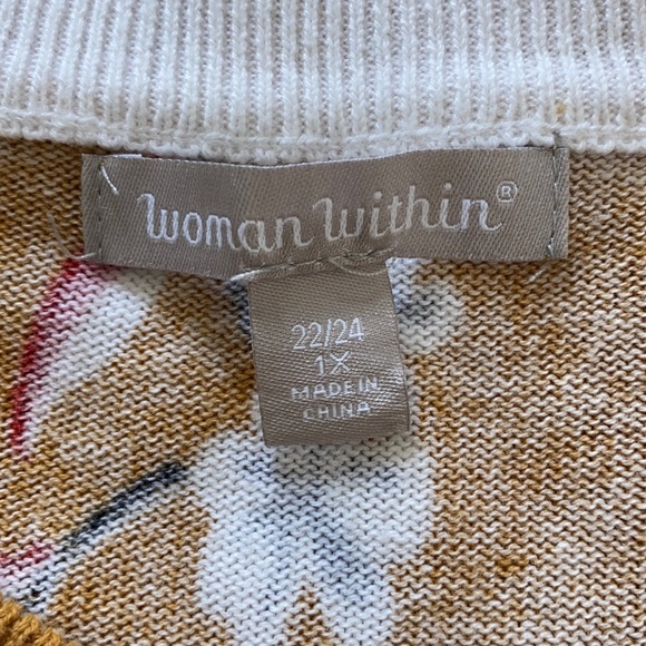 Woman Within brand sweater size 22/24 (1X) - Picture 7 of 8